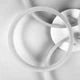 Стілова LED люстра в білому корпусі на 4 кільця Line.FA 8008/2+2 WH - зображення 5