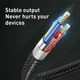 Кабель Baseus Cafule Cable USB 2.0 DC 3.5 mm 2A CADKLF-G1 (Чорний/Сірий, 1м) - изображение 7