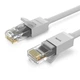 Кабель Ethernet UGREEN Cat6 1 Gigabit LAN RJ45 20173 (Білий, 0.5м) - изображение 2