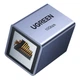 З'єднувач RJ45 UGreen NW261 Gigabit Ethernet Cat(5-8) F/F 10Gbps Aluminium 15117 (Сірий) - зображення 2