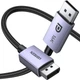 Кабель DisplayPort 2.1 Ugreen DP118 25862 16K 8K 4K 144Hz (Чорний, 3м) - зображення 2