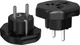 Адаптер для розетки ESSAGER global universal adapter EU male to world female Black (ECTZH-YCB01-Z) - изображение 2