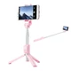 Селфи палиця бездротовий монопод-штатив Huawei Ho№r Selfie Stick Tripod AF15 для смартфонів (Рожева) - изображение 1