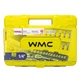 Набір інструментів 46ін. 1/4''(6-гран.)(4-14мм) WMC TOOLS WT-2462-5 EURO - зображення 3
