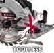 Пила дискова акумуляторна Einhell TE-CS 18/190LI BL PXC 18В 190х20 мм 3.23кг без АКБ та ЗП - изображение 5