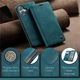 Чохол-книжка CaseMe із нубука для iPhone 16 Plus Бірюзовий - зображення 2