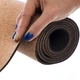 Коврик для йоги пробковый каучуковый Yoga mat Record Коричневый FI-7156-10 - изображение 3