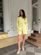Жіночий літній костюм трійка (топ+кофта+шорти) Uaclothes 42-44 Жовтий (like33426-136381349) - зображення 1