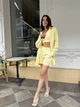 Жіночий літній костюм трійка (топ+кофта+шорти) Uaclothes 42-44 Жовтий (like33426-136381349) - зображення 2