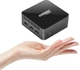 Мини ПК KinHank KP100 / Intel N100 / RAM 16GB / SSD 512GB / 3 х HDMI / 2 х LAN / Wi-Fi 6 / Bluetooth 5.2 / Windows 11 / Black Б/В - изображение 1