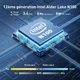 Мини ПК KinHank KP100 / Intel N100 / RAM 16GB / SSD 512GB / 3 х HDMI / 2 х LAN / Wi-Fi 6 / Bluetooth 5.2 / Windows 11 / Black Б/В - изображение 2