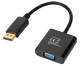 Adapter iBox Display Port to VGA Black (IADPVGA) - obraz 2