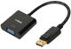 Adapter iBox Display Port to VGA Black (IADPVGA) - obraz 3