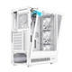 Корпус GameMax Storm 2 aw, White, без бп, Midi Tower, atx / Micro atx / Mini-ITX, 1xType-C / 1xUSB 3.0 / 1xUSB 2.0, макс. cpu - 155 мм / vga - 330 мм, 6x120 мм Blue led, боковая панель из закаленного стекла, хаб Fan x6 - изображение 6