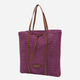 Torebka shopper damska pleciona Gianni Chiarini Victoria BS-11581-SMCRH-2347 Różowa - obraz 3