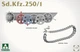 Збірна модель 1/35 Бронетранспортер Sd.Kfz.250/1 Takom 2184 - изображение 6