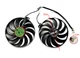 Вентилятор кулер Everflow для видеокарты ASUS GTX 1650 1660 Super Strix (orgnl) 95 мм T129215SU (FDC10U12S9-C PLD10010S12HH) комплект 2 шт (№286.5) - изображение 3