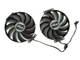 Вентилятор кулер для видеокарты ASUS RTX 4060 Ti 4070 Super DUAL (orgnl) 90 мм PowerLogic PLA09215B12H (FD9015U12D FDC10H12D9-C T129215BU) комплект 2 шт (№512) - изображение 1