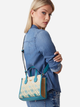 Torebka damska mini Guess Silvana HWSW8665770-TLG Niebieska - obraz 3