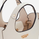 Комплект (сумка + косметичка) жіночий зі штучної шкіри Guess Helina HWBG9640750-BON Молочний (800070334941) - зображення 5