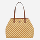 Zestaw (torebka shopper + kosmetyczka) damski Guess Vikky II HWWS9318290-NTC Brązowy - obraz 4