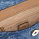 Сумка крос-боді через плече жіноча тканинна маленька Guess Cerelia HWDG9645190-DLP Синя (800070334958) - зображення 3