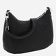 Сумка крос-боді через плече жіноча тканинна середня Guess Eco Gemma HWEYG839501-BLA Чорна (800070334960) - зображення 2