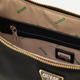 Сумка крос-боді через плече жіноча тканинна середня Guess Eco Gemma HWEYG839501-BLA Чорна (800070334960) - зображення 3