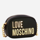 Сумка крос-боді через плече жіноча маленька Love Moschino JC4026PP1MKD0000 Чорна (800070339019) - зображення 3