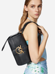 Torebka crossbody damska skórzana Pinko Love One 104524A0QO-Z99Q Czarna - obraz 3
