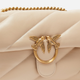 Torebka crossbody damska skórzana Pinko Love Puff 100038A0F2-C50Q Beżowa - obraz 4