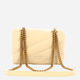 Torebka crossbody damska skórzana Pinko Love Puff 100040A0F2-C50Q Beżowa - obraz 2