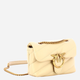 Torebka crossbody damska skórzana Pinko Love Puff 100040A0F2-C50Q Beżowa - obraz 3