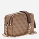 Сумка крос-боді через плече жіноча зі штучної шкіри маленька Guess Noelle HWBG7879140-LGW Коричнева (800070332203) - зображення 2