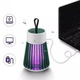Лампа пастка від комарів USB Electric Shock Антимоскітна лампочка від мух комах 12 х 8 см - зображення 7