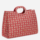 Torebka shopper damska materiałowa Liu Jo AA4122T6438-81651 Czerwona - obraz 3
