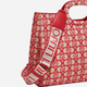 Torebka shopper damska materiałowa Liu Jo AA4122T6438-81651 Czerwona - obraz 5