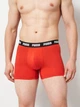 Набір трусів боксерів чоловічих бавовняних Puma Men Everyday Boxers 93832711 S 3 шт Orange/Grey (8720245812238) - зображення 4