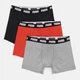 Набір трусів боксерів чоловічих бавовняних Puma Men Everyday Boxers 93832711 S 3 шт Orange/Grey (8720245812238) - зображення 1