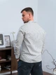 Рубашка мужская в полоску Casual рубашки мужские из хлопка Teamv Черная полоска S - изображение 6
