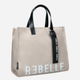 Torebka shopper damska materiałowa Rebelle Electra REB0082T0001-0068 Mleczna - obraz 3