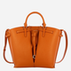 Torebka shopper damska skórzana Coccinelle Flores E1SPF180101-W12 Brązowa - obraz 1