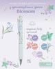 Ручка гелевая Buromax Blossom 0.5 мм с ароматизированным грипом Шафран Синяя (BM.8368-07) - изображение 3