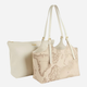 Torebka shopper damska duża 1A Classe LC19S398-0937 Beżowa - obraz 4