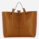 Torebka shopper damska skórzana IUNTOO Riviera 181002-CUOIO-C17 Brązowa - obraz 1