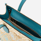 Torebka shopper damska materiałowa Guess Silvana HWSW8665220-TLG Niebieska - obraz 3
