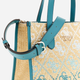 Torebka shopper damska materiałowa Guess Silvana HWSW8665220-TLG Niebieska - obraz 4