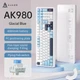 AJAZZ AK980 Glacial Blue – Механічна клавіатура з RGB підсвіткою, Hot-Swap, Bluetooth 5.1 / 3.0 / 2.4G, перемикачі Gateron , 98% компактний формат, алюмінієвий корпус, PBT кейкапи - зображення 2