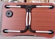 Складной столик M&T Displays под дерево для ноутбука и планшета матовое покрытие 60×40×28 см розовый - изображение 11