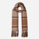 Szalik damski w kratę Liu Jo 2F4048T0300-33801 Brązowy - obraz 1